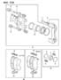 BRAKES, FRONT (AFTER 04-01-89) LASER-TALON Diagram