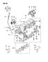 Diagram CYLINDER BLOCK 1.8L ENGINE LASER-TALON for your 1997 Chrysler Sebring JX Convertible 2.5L V6 A/T