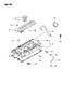 CYLINDER HEAD COVER 2.0L ENGINE LASER-TALON Diagram