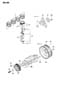 CRANKSHAFT AND PISTONS 2.0L ENGINE, 1992-94, (AFTER ENGINE # NH0001) LASER-TALON Diagram