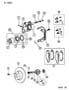 Diagram BRAKES, FRONT W/REAR DRUM BRAKES J BODY for your 2012 RAM 1500 LARAMIE CREW CAB 5.7L Hemi V8 4WD