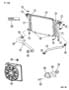 RADIATOR AND RELATED PARTS 2.5L ENGINE A BODY Diagram