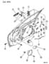 Diagram DOOR, FRONT HANDLE, LATCH, SPEAKERS JA 42 for your 1999 Dodge Ram 1500 REG CAB 6.5 FT BOX