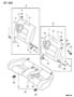 REAR SEAT - SPLIT FJ - TALON Diagram