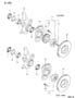 Diagram BRAKE, DISC AND BEARINGS, FRONT CZ 35-SUMMIT WAGON for your 2001 Chrysler 300 M