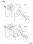 Diagram BRAKE, WHEEL HUB, REAR CZ 35-SUMMIT WAGON FWD for your 2001 Chrysler 300 M