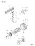 PISTON AND CRANKSHAFT 2.4L ENGINE CZ35 SUMMIT WAGON Diagram