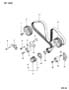 TIMING BELT 3.0L ENGINE, DOHC STEALTH Diagram