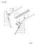 CAMSHAFT AND VALVE 1.8L ENGINE E21,41 COLT, SUMMIT AND CZ35 SUMMIT WAGON Diagram