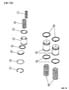 Diagram ACCUMULATOR PISTON AND SPRINGS AUTOMATIC TRANSAXLE, 4 SPEED, 41AE,41TE JA,JX,NS,GS BODY for your 2000 Jeep Wrangler