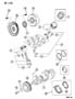 Diagram CRANKSHAFT, PISTON, AND TORQUE CONVERTER 2.5L V-6 SOHC EEB ENGINE for your Chrysler 300 M