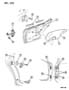 Diagram DOOR, REAR SHELL, GLASS AND HINGE PL for your 1999 Chrysler Town & Country