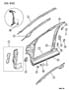 Diagram BODY FRONT PILLAR AND APERTURE PANEL NS, GS BODY for your Chrysler Town & Country