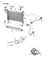 RADIATOR AND RELATED PARTS 2.2L ENGINE W/O AIR CONDITIONING L BODY Diagram