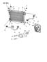 RADIATOR AND RELATED PARTS 2.2L ENGINE W/AIR CONDITIONING L BODY Diagram