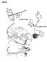 Diagram BLOWER MOTOR AND VACUUM TANKS AIR CONDITIONING AND HEATER for your 2000 Chrysler 300 M