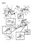 LEVER AND CABLE, PARKING BRAKE D4,8 MODELS Diagram