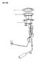 Diagram FUEL TANK SENDING UNIT 2.2L, 2.5L, 3.9L, 318 AND 360 ENGINES for your Dodge