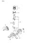 CRANKSHAFT, CONNECTING RODS, PISTONS, RINGS 4 CYLINDER 2.6 L ENG., P,D,C,V,E,T,H,K,J Diagram