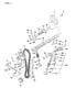 CAMSHAFT, VALVES, TIMING CHAIN AND RELATED PARTS 4 CYLINDER 2.6 L ENG., P,D,C,V,E,T,H,K,J Diagram