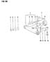 Diagram ARM, LOWER, FRONT SUSPENSION 24,41,45 FWD - COLT for your 2002 Chrysler 300 M