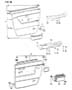 DOOR TRIM PANEL AND ARMREST 45 - VISTA Diagram