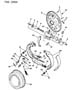 Diagram BRAKES, REAR (M BODY) for your 2001 Jeep Cherokee