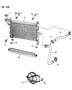 RADIATOR AND RELATED PARTS 2.2L ENGINE W/O AIR CONDITIONING L BODY Diagram