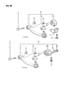 ARM, LOWER, FRONT SUSPENSION 24 COLT LC - 41 SUMMIT LC Diagram