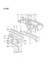 BUMPER - REAR LA-24 COLT Diagram