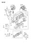 Diagram CYLINDER BLOCK 24,41 COLT LA 1.6 L ENGINE SOHC for your 1997 Chrysler Sebring JX Convertible 2.5L V6 A/T