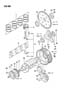 CRANKSHAFT & PISTONS 27,45 2.0 L ENGINE Diagram