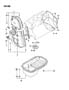 OIL PAN & TIMING BELT COVER 45 2.0 L ENGINE Diagram