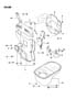 OIL PAN & TIMING BELT COVER GALANT (DUAL O/HD. CAM) W/5 SPEED 2.0 L ENGINE (MULTI PT. INJECT) Diagram