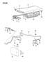 TRUNK LID AND DECK & FUEL FILLER RELEASE H 41 GALANT (2000 GTX) Diagram