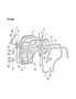 DOOR, REAR SHELL, HINGES, GLASS AND WEATHERSTRIPS SUMMIT LC 41 Diagram