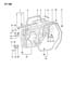 DOOR, REAR SHELL, HINGES, GLASS AND WEATHERSTRIPS H41 GALANT (2000 GTX) Diagram