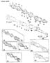 AXLE SHAFTS, FRONT 27 4WD - POWER RAM Diagram