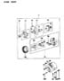 Diagram ALTERNATOR A-W ENGINE 27-RAM PICKUP for your 2000 Chrysler 300 M