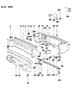 BUMPER - REAR 24,44 FWD - COLT Diagram