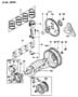 CRANKSHAFT & PISTONS 2.0 L ENGINE Diagram