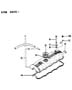 CYLINDER HEAD COVER 2.3 L ENGINE Diagram