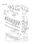 GRILLE AND RELATED PARTS MODEL 24, 44 FWD - COLT Diagram