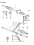 Diagram GEAR & TIE ROD, STEERING 24,44 FWD - COLT for your 2000 Chrysler 300 M