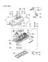 Diagram HEAD CYLINDER - K ENGINE (24F,44) for your 2000 Chrysler 300 M