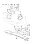 Diagram ENGINE MOUNTS (4 W.D. w/o DIESEL) (27) for your 2002 Chrysler 300 M