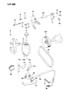 Diagram PUMP MOUNTING POWER STEERING, 2.1L DIESEL ENGINE CHEROKEE, WAGONEER for your Chrysler 300 M