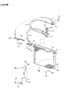 RECEIVER/DRIER, CONDENSER AND HOSES DIESEL ENGINE W/FACTORY AIR CONDITIONING CHEROKEE, WAGONEER, COMANCHE Diagram