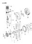 Diagram CRANKSHAFT AND PISTON 2.5L ENGINE for your Chrysler 300 M