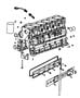 Diagram Cylinder Block. for your 2014 RAM 2500